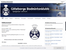 Tablet Screenshot of goteborgsbk.com